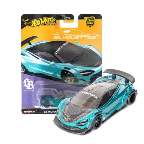  Xe mô hình Hot Wheels JBK47 Car Culture Silhouette Liberty Works McLaren 720S - Green 
