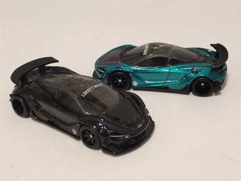 Xe mô hình Hot Wheels JBK47 Car Culture Silhouette Liberty Works McLaren 720S - Green 