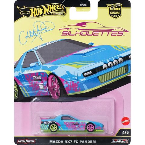  Mô hình xe JBK60 Hot Wheels Car Culture Silhouette Mazda RX-7 FC Pandem 