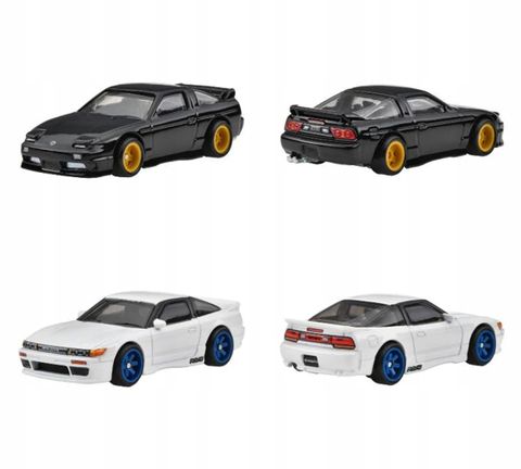  JBK96 Hot Wheels Premium Car Culture 2 Pack '96 Nissan 180SX Type X & Nissan SilEighty 