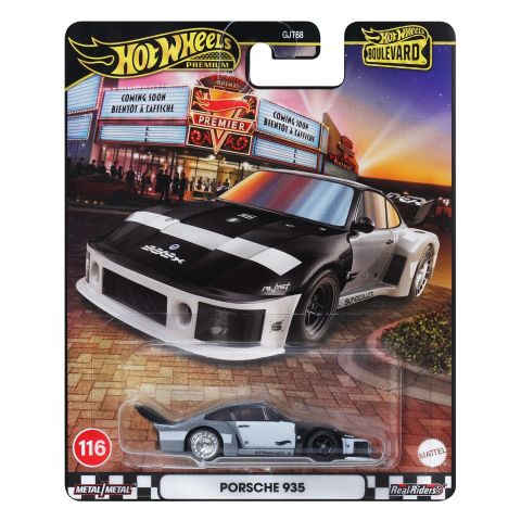  Xe mô hình JBL17 Hot Wheels Boulevard Porsche 935 - Black 