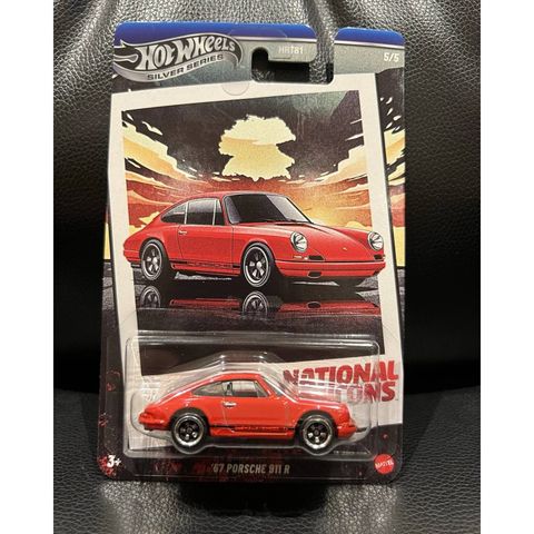  Xe mô hình JBY86 Hot Wheels Vintage 67 Porsche 911 R 