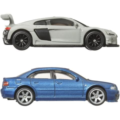  JDY82 Hot Wheels Premium 2 Pack AUDI S4 quattro AND AUDI R8 LMS 