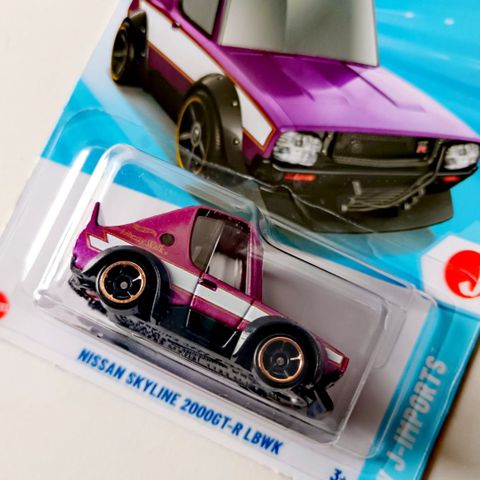  JFN52 Hot Wheels Basic Car Nissan Skyline 2000GT-R LBWK Purple 