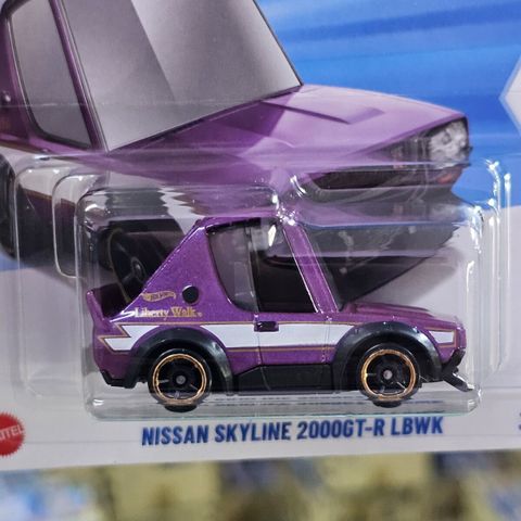  JFN52 Hot Wheels Basic Car Nissan Skyline 2000GT-R LBWK Purple 