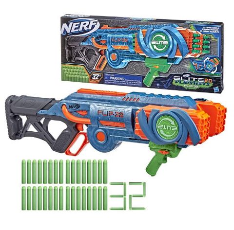  Đồ Chơi Súng NERF 32 Đạn Elite 2.0 Flipshots Flip-32 Blaster 