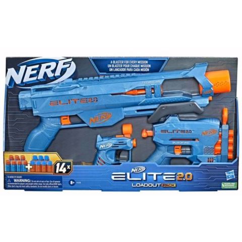  Đồ chơi trẻ em Nerf Elite 2.0 Loadout Combo Pack 3x Blaster Technician Quadfire 