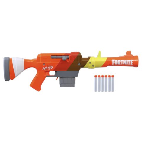  Súng đồ chơi Nerf Fortnite HR Dart Blaster Ruff Wrap Design with 6 Elite Darts 