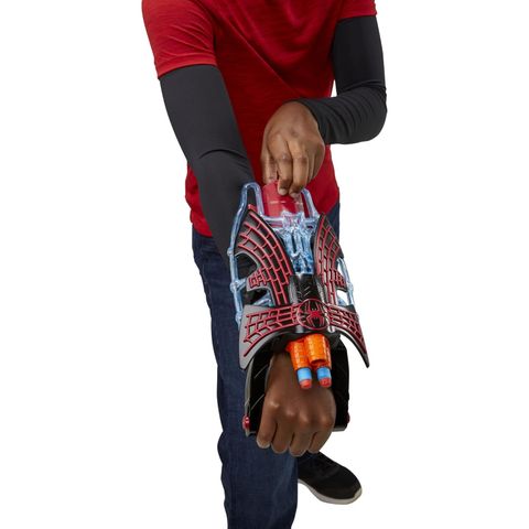  Marvel Spiderman: Across the Spider-Verse Miles Morales Tri-Shot NERF Blaster 