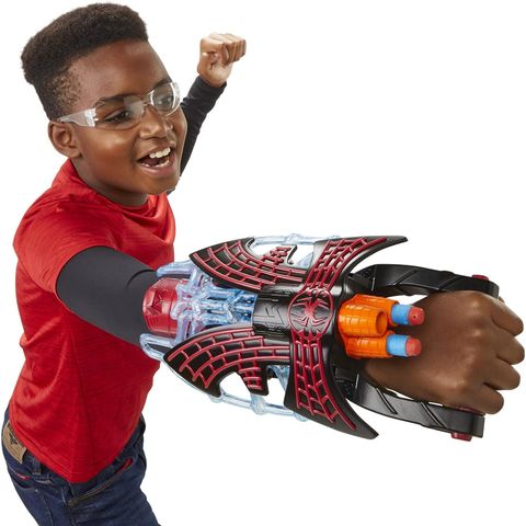  Marvel Spiderman: Across the Spider-Verse Miles Morales Tri-Shot NERF Blaster 