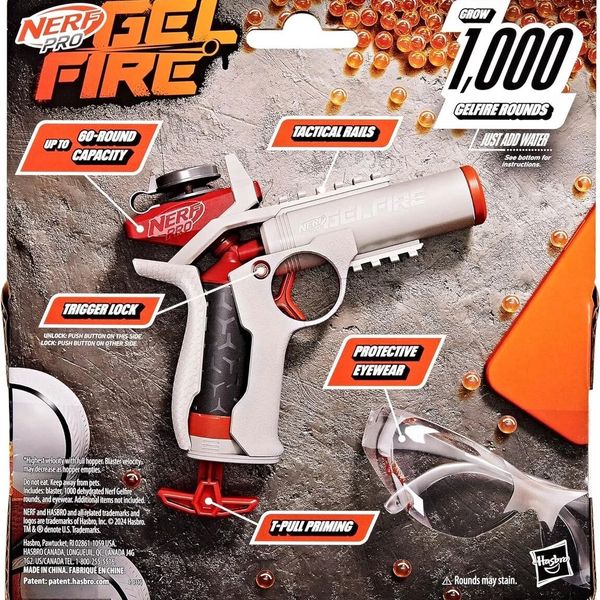 Đồ chơi NERF Gelfire Ignitor đạn GEL an toàn