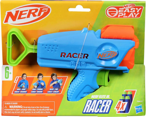  Đồ chơi vận động NERF Elite Junior Racer Easy Play Dart Blaster 
