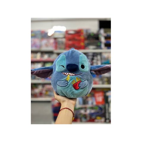  Đồ chơi gấu bông Squishmallows Stich ăn khoai tây chiên 30cm 