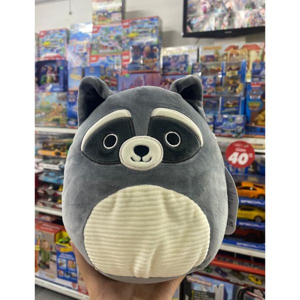 Gấu bông Squishmallows Rocky the Raccoon 19cm