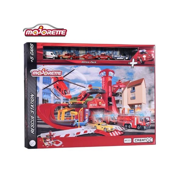 Mô Hình Trạm Cứu Hộ Majorette Creatix Rescue Station