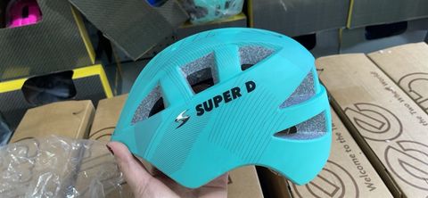  Mũ Super D - màu xanh lơ 