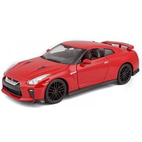  2017 Nissan GT-R R35 Red 1:24 Model 