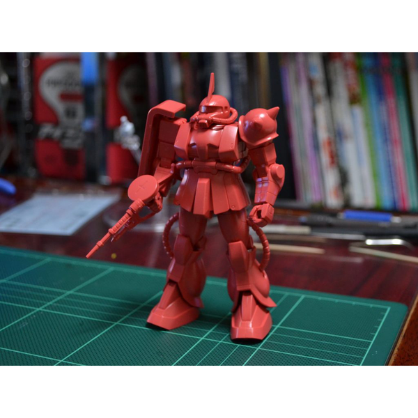  Đồ chơi lắp ráp Bandai FG 1/144 MS-06S Char's Zaku II Plastic Model 