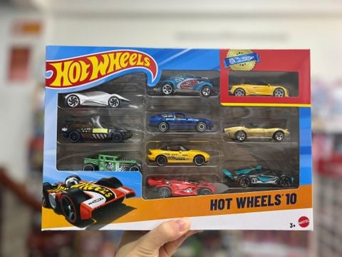  54886 Bộ 10 mô hình siêu xe Hot Wheels 