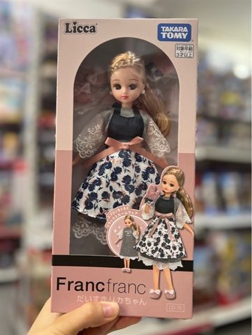  Búp bê LD-15 Licca-chan Doll Francfranc Favorite Licca-chan Dress Up 