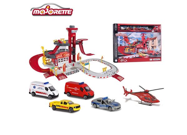 Mô Hình Trạm Cứu Hộ Majorette Creatix Rescue Station
