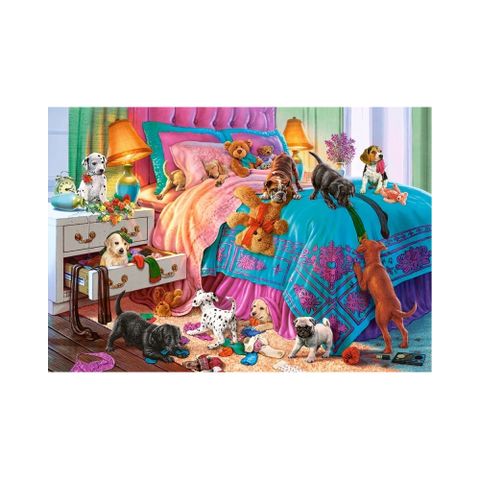  Xếp hình puzzle những chú chó con nghịch ngợm 1000 mảnh CASTORLAND C-104475 