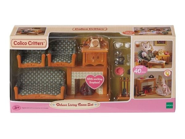 Nội Thất Phòng Khách Sang Trọng Calico Critters 2263 Deluxe Living Room Set.1