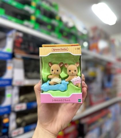  Shi-69 Sylvanian Families Doll Deer Twin Chan 