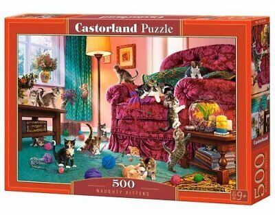  Xếp hình puzzle những chú mèo nghịch ngợm 500 mảnh CASTORLAND B-53254 