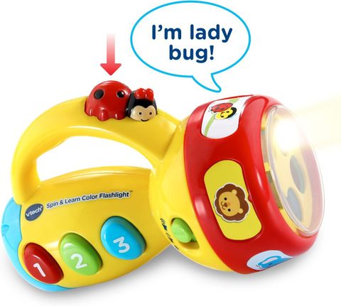  1240 VTech Spin & Learn Color Flashlight - Yellow 