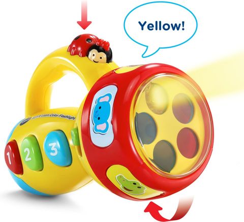  1240 VTech Spin & Learn Color Flashlight - Yellow 