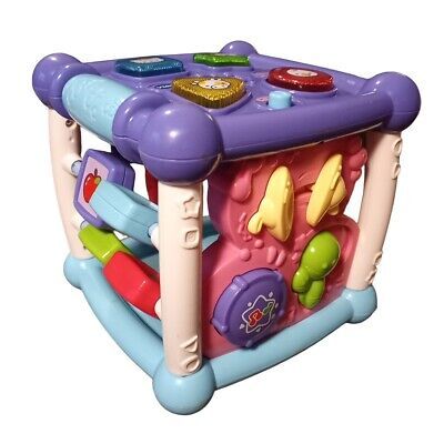  Khối lập phương học tập VTech Busy Learners Activity Cube Purple 80-150589 