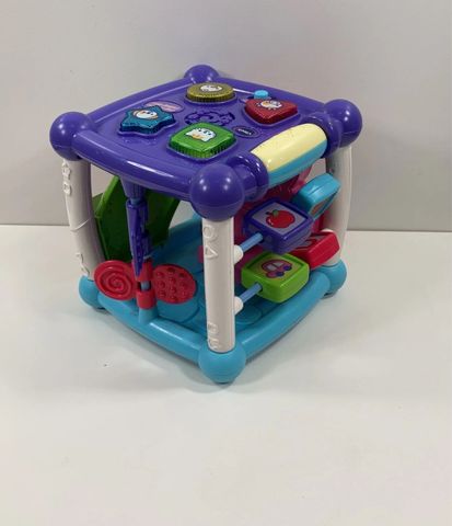  Khối lập phương học tập VTech Busy Learners Activity Cube Purple 80-150589 