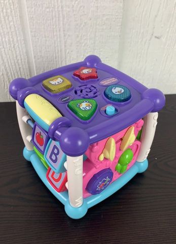  Khối lập phương học tập VTech Busy Learners Activity Cube Purple 80-150589 
