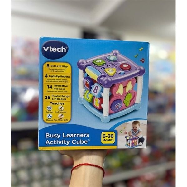 VTech Busy Learners Activity Cube Purple