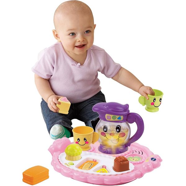 23win08 com 1585 VTech Learn and Discover Pretty Party Playset Tea Cake Music