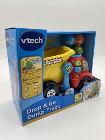  Đồ chơi ô tô VTech Drop and Go Dump Truck-B00Y53V7XM 
