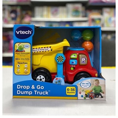  Đồ chơi ô tô VTech Drop and Go Dump Truck-B00Y53V7XM 