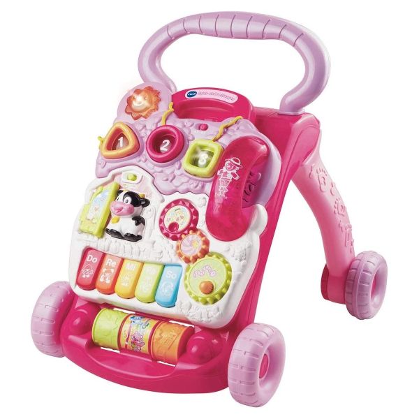 Xe tập đi Vtech First Steps Baby Walker màu hồng
