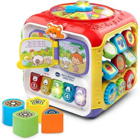  Đồ chơi khối lập phương học tập VTech Sort and Discover Activity Cube - B06ZZHQ6Z5 