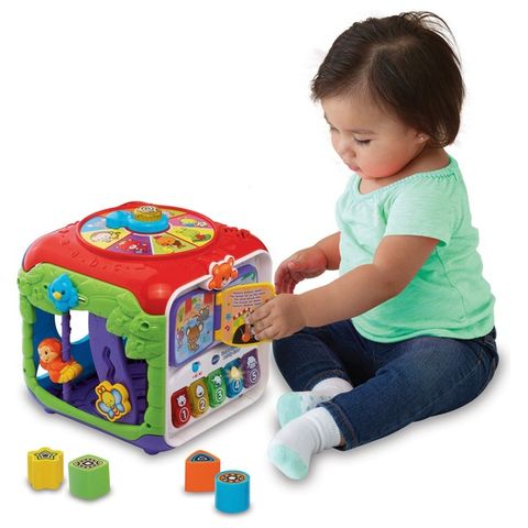  Đồ chơi khối lập phương học tập VTech Sort and Discover Activity Cube - B06ZZHQ6Z5 