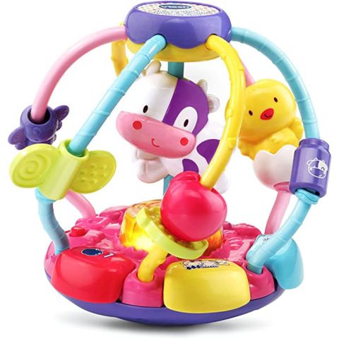  Quả cầu vui nhộn 5029 VTech Baby Lil’ Critters Shake and Wobble Busy Ball Purple 