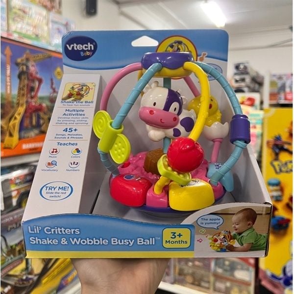 5029 VTech Baby Lil’ Critters Shake and Wobble Busy Ball Purple