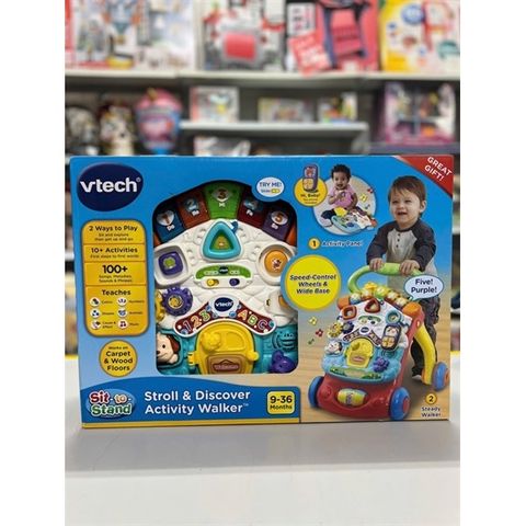  Xe tập đi VTech Stroll and Discover Activity Walker 5056 màu đỏ 