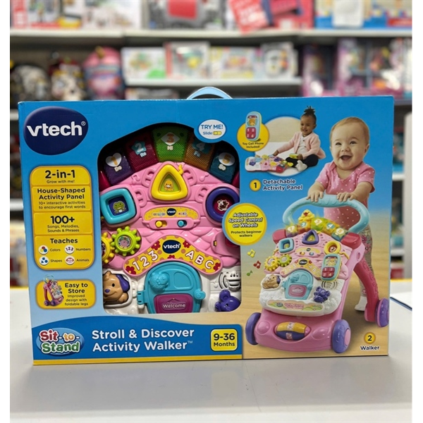 5056 VTech Stroll and Discover Activity Walker - Pink