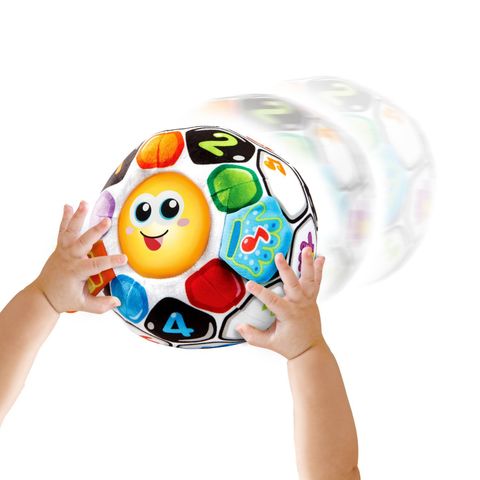  Bóng đồ chơi có âm thanh 5091 VTech Bright Lights Soccer Ball Plush Baby and Toddler Toys 