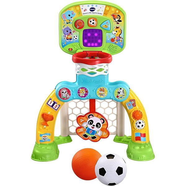 5335 VTech Count & Win Sports Center with Basketball and Soccer Ball