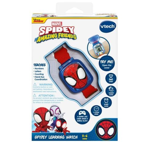  Đồng hồ người nhện 5543 Disney Marvel VTech Spidey Friends Learning Watch 