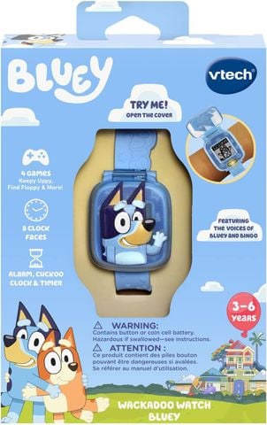  Đồng hồ đeo tay VTech Bluey Wackadoo Watch 80-554500 