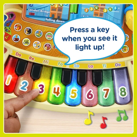  Đồ chơi âm nhạc 5603 VTech Zoo Jamz Giraffe Piano - English Edition 